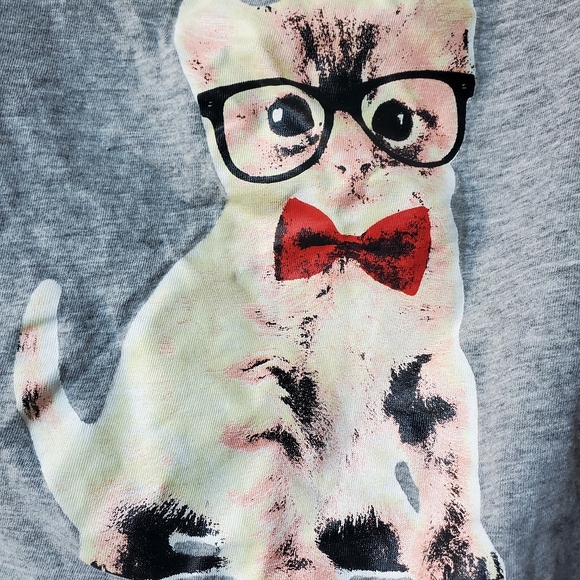 River Island Kitten/Cat Cropped Top - Size M - Picture 3 of 6